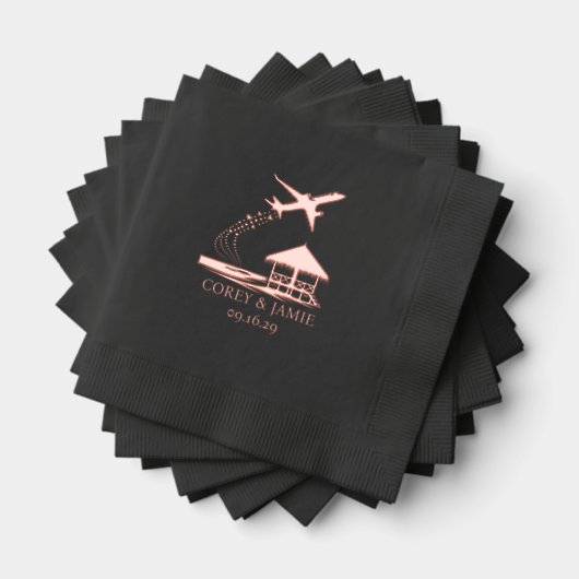 Maldives Passport 箔ナプキン (インサイチュ (積み重ね))