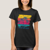 Maldives  summer beach holiday destination tシャツ (正面)