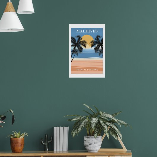 Maldives, Tropical Paradise ポスター (リビング1)