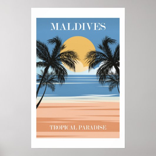 Maldives, Tropical Paradise ポスター (正面)
