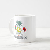 Maldivian紋章 コーヒーマグカップ (正面左)