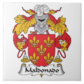 Maldonadoの家紋 タイル (正面)