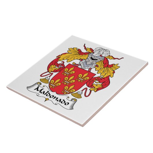 Maldonadoの家紋 タイル (側面)