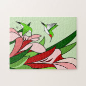 Male and Female Hummingbird Jigsaw Puzzles ジグソーパズル (横)