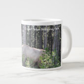 Male Elk, Grand Teton National Park,写真 ジャンボコーヒーマグカップ (正面右)