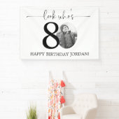 Male Look Who's 80 Photo 80誕生日 横断幕 (インサイチュ)