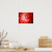 Male Reproductive Sperm Entering The Egg ポスター (キッチン)