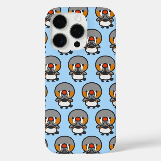 male Sunda zebra finch Case-Mate iPhoneケース (裏面)