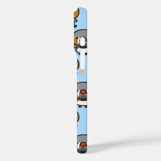 male Sunda zebra finch Case-Mate iPhoneケース (裏面 / 左)