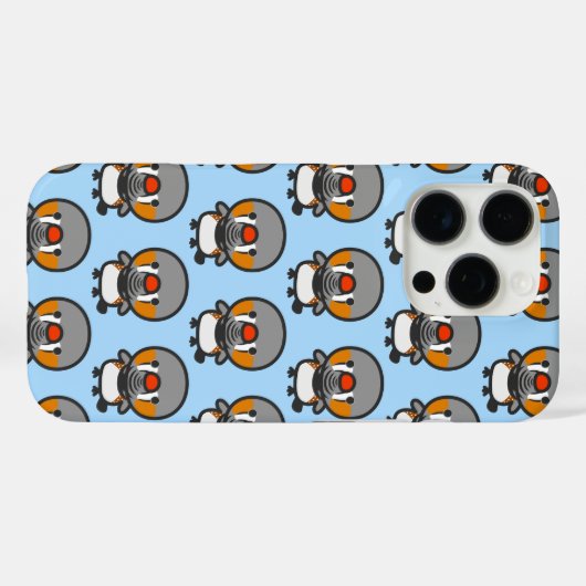 male Sunda zebra finch Case-Mate iPhoneケース (裏面 (横))