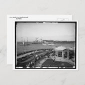Malecon and El Morro （ハバナ、キューバ） 1904ヴィンテージ ポストカード (正面/裏面)