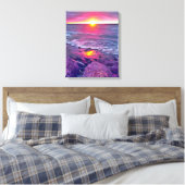 Malecon Sunset 0911 アート キャンバスプリント (インサイチュ (寝室))