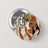 Maler Der著祈りの言葉のスタンスのNefertari女王 缶バッジ (正面&裏面)