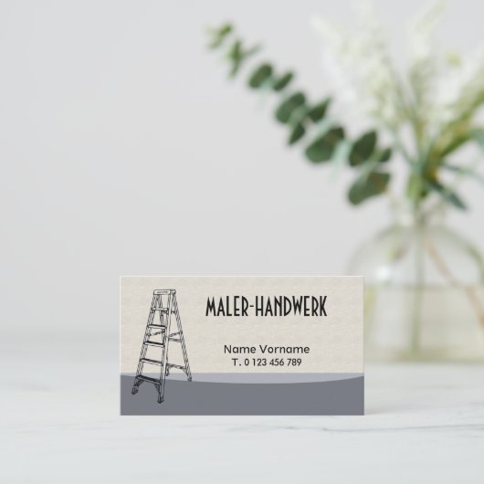 maler-handwerk 名刺 (スタンド正面)