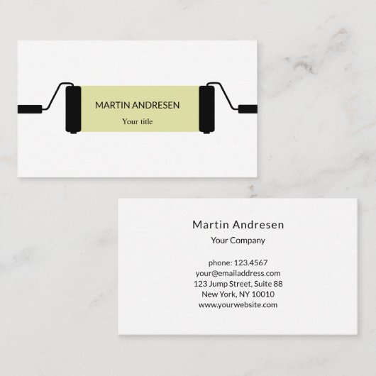 Maler Künstler 名刺 (正面/裏面)