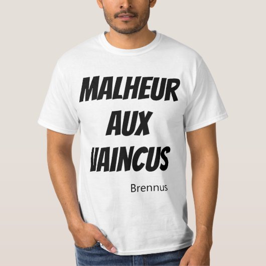Malheur aux vaincus tシャツ (正面)