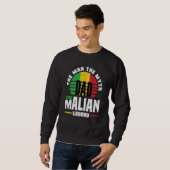 Mali Malian Mali Flag Fathers Day スウェットシャツ (正面フル)