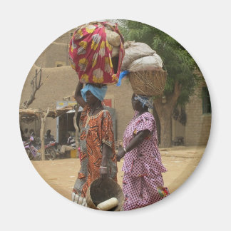 Mali Women at the Monday Market, Djenne-2 マグネット