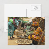 Mali Women at the Monday Market, Djenne-3 ポストカード (正面/裏面)