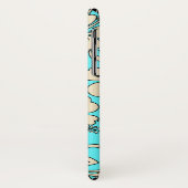 Maliaのハイビスカスのハワイの花の水のクリーム Case-Mate iPhoneケース (裏面/左)