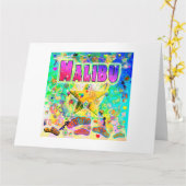 Malibuエポックアワーグリーティングカード カード (黄色い花)