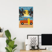 Malibu, Ca Travel Poster, ポスター (ホームオフィス)
