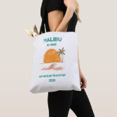 Malibu California Luxury Shoulder Tote Bag トートバッグ (クローズアップ)