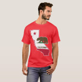 Malibu California Retro Sunset Beach Vibes Coastal Tシャツ (正面フル)