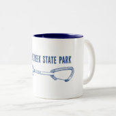 Malibu Creek State Park Rock Climbing Quickdraw ツートーンマグカップ (正面右)