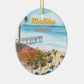 Malibu Los Angles California Ornament セラミックオーナメント (右)