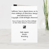 Malificentの木 カード (裏面)