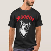Maligatorのベルギー人のMalinois犬の恋人動物 Tシャツ (正面)