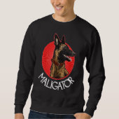 Maligator Belgian Malinois スウェットシャツ (正面)