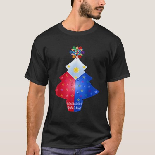 Maligayang Paskoメリークリスマスフィリピン Tシャツ (正面)