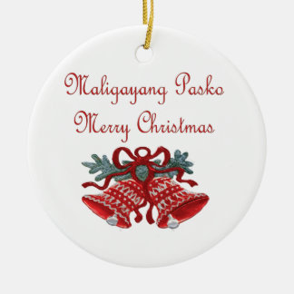 Maligayang Pasko セラミックオーナメント
