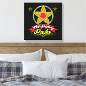 Maligayang Pasko Filipino Christmas Philippines キャンバスプリント (インサイチュ (寝室))