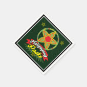 Maligayang Pasko Filipino Christmas Philippines スタンダードカクテルナプキン (角)