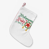 Maligayang Pasko Filipino Christmas Philippines スモールクリスマスストッキング (正面 (吊り時))