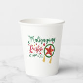 Maligayang Pasko Filipino Christmas Philippines 紙コップ (裏面)
