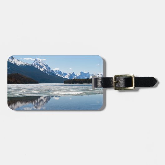 Maligne Lake reflection – ジャスパー,アルバータ,カナダ ラゲッジタグ (正面横)