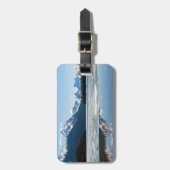 Maligne Lake reflection – ジャスパー,アルバータ,カナダ ラゲッジタグ (正面縦)