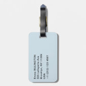 Maligne Lake reflection – ジャスパー,アルバータ,カナダ ラゲッジタグ (裏面縦)