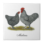 Malineの鶏 タイル (正面)