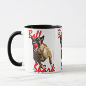 Malinoisの球の鮫2 マグカップ (左)