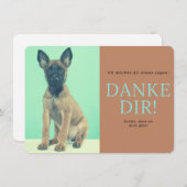 Malinois サンキューカード (正面/裏面)