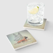 Malinois -ベルギーの羊飼い- Mechelaar - Maligator ストーンコースター (横)