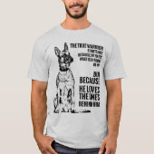 Malinois -ベルギーの羊飼い- Mechelaar Tシャツ (正面)