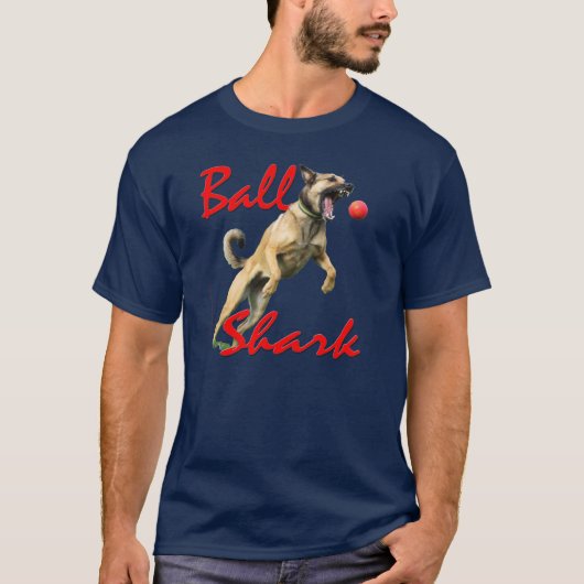 Malinois Ball SharkカスタムなRev. Tシャツ (正面)