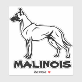 Malinois Herder Autoaufkleber シール