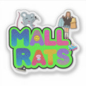 Mall Ratz Logo Sticker シール (正面)